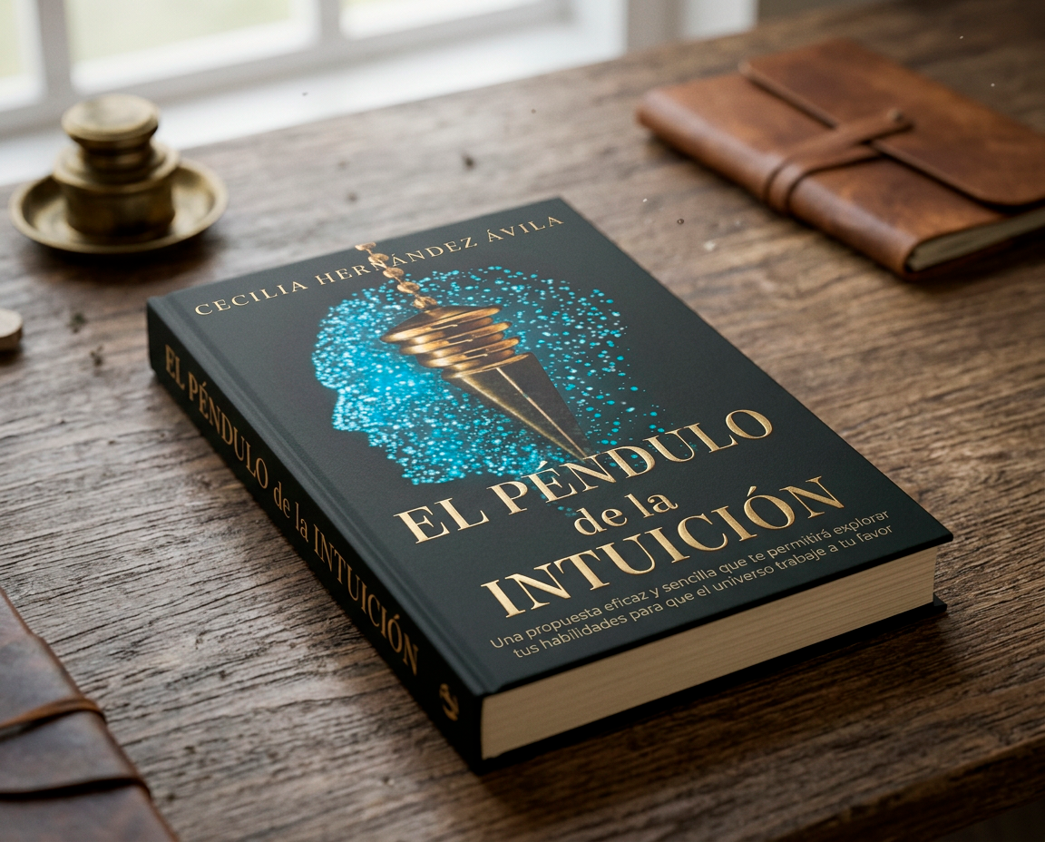 Portada del libro en una mesa